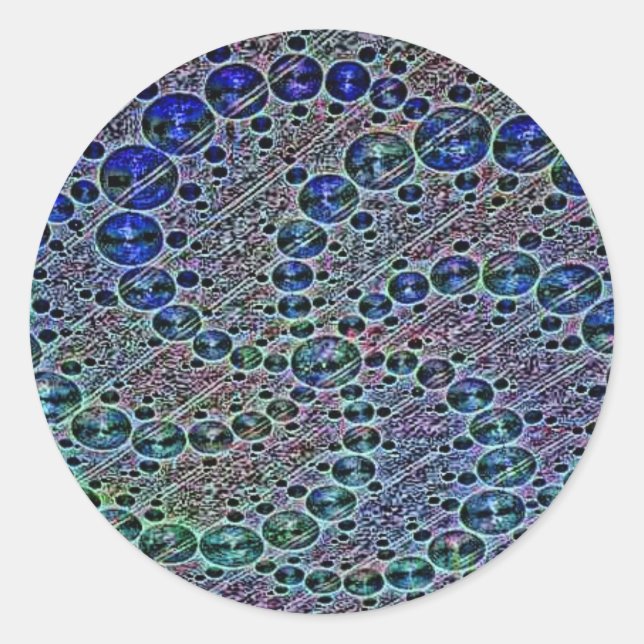 Pegatina Redonda Recortar círculos (Anverso)