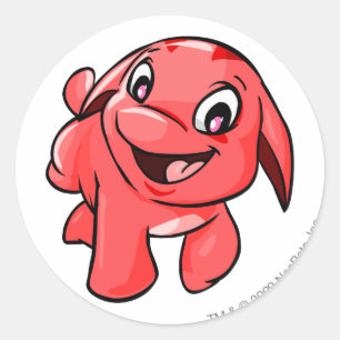 Pegatina Redonda Red de Pooogle