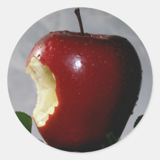 Pegatina Redonda Red Delicious