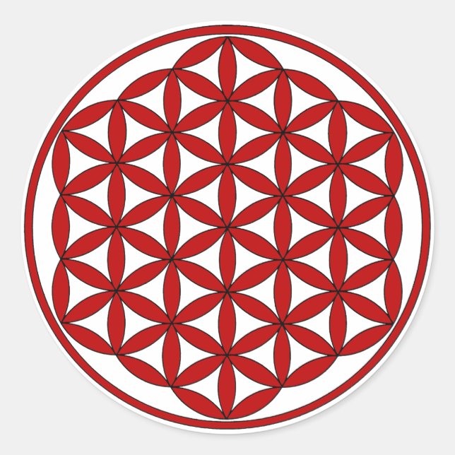 Pegatina Redonda Red FOL (Anverso)