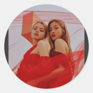 Pegatina Redonda Red Freenbecky