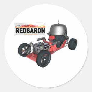Pegatina Redonda RedBaron