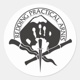 Pegatina Redonda Redding Practical Arnis LOGO