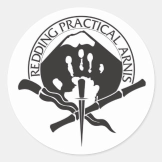 Pegatina Redonda Redding Practical Arnis LOGO