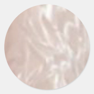 Pegatina Redonda Redondo de cables de brillo plateado