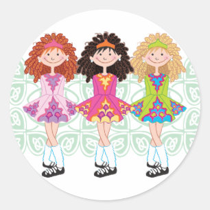 Pegatina Redonda Reel Princesses