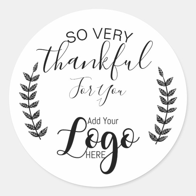 Pegatina Redonda Referencias Redondas Clásica para Pequeñas Empresa (Anverso)