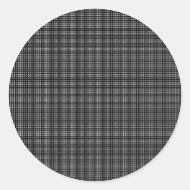 Pegatina Redonda Reflexión abstracta en película milar metalizada (Anverso)