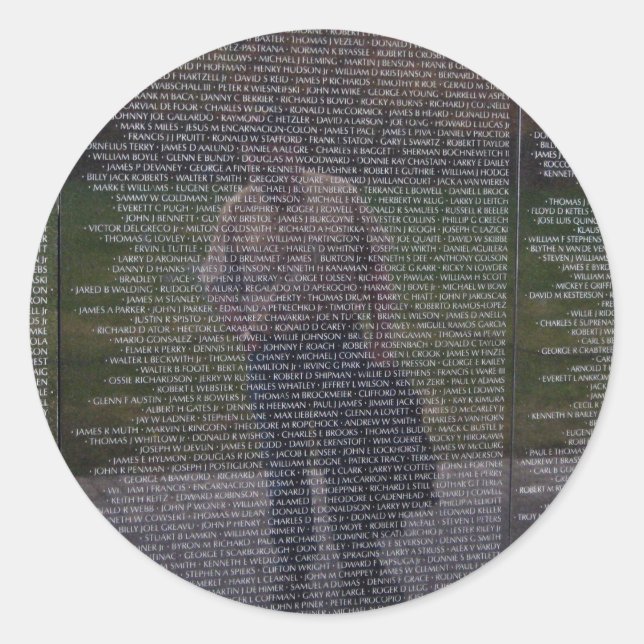 Pegatina Redonda Reflexiones de los hermanos caídos (Anverso)