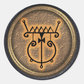 Pegatina Redonda refunfuñar