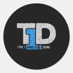 Pegatina Redonda Regalo de cinta de la banda de sensibilización de