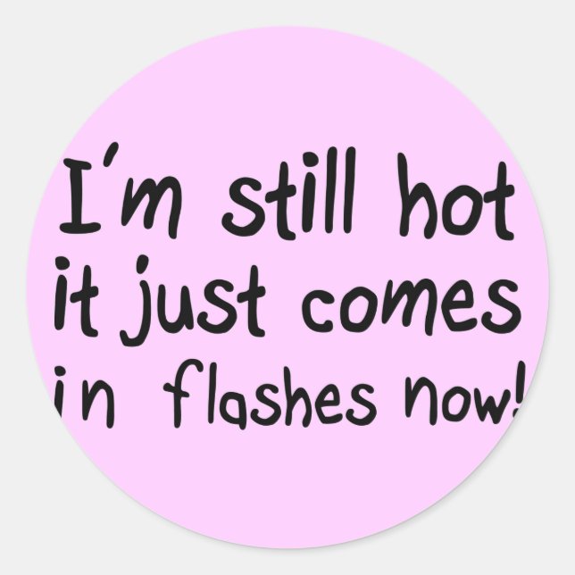 Pegatina Redonda Regalo de cumpleaños divertido de los pegatinas (Anverso)