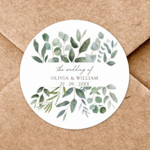 Regalo de Favor de Boda Verde Salvia Eucalipto Ver