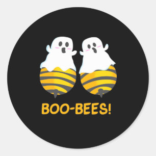 Pegatina Redonda Regalo de Halloween Boo Bebe