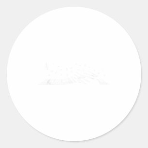 Pegatina Redonda Regalo de música clical para pianista Notas musica