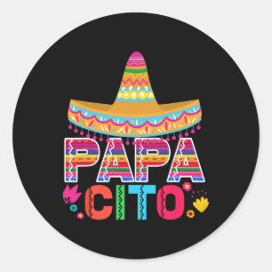 Pegatina Redonda Regalo del Día de los Padres Graciosos Para Los Ho