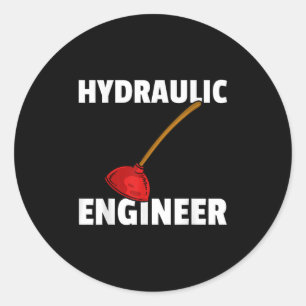 Pegatina Redonda Regalo Del Encendedor De Plumba Para El Divertido 