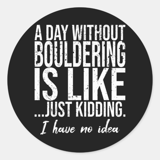 Pegatina Redonda Regalo deportivo divertido (Anverso)