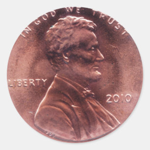 Pegatina Redonda Regalo numismático