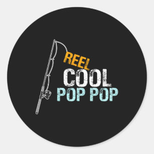Pegatina Redonda Regalo pop pop pop pop de Guay de Abuelas