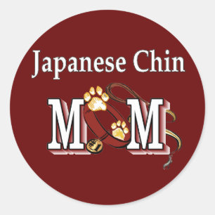 Pegatina Redonda Regalos Chin Mom de Japón