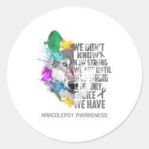 Pegatina Redonda Regalos de ayuda de la cinta de opciones de concie
