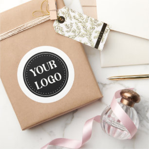 Pegatina Redonda Regalos de boda personalizados, elegantes y aniver