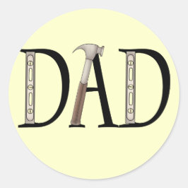 Pegatina Redonda Regalos de carpintero