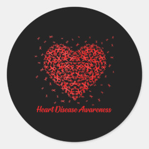 Pegatina Redonda Regalos de concientización sobre enfermedades card