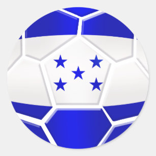 Pegatina Redonda Regalos de fútbol de Los Catrachos Honduras