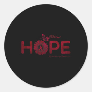 Pegatina Redonda Regalos de sensibilización sobre el neuralismo en 