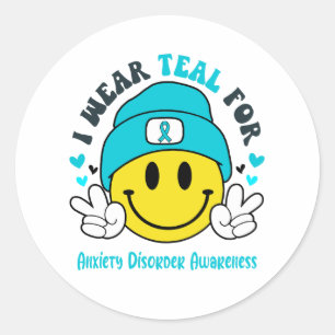 Pegatina Redonda Regalos de soporte de cinta de seguridad para la t