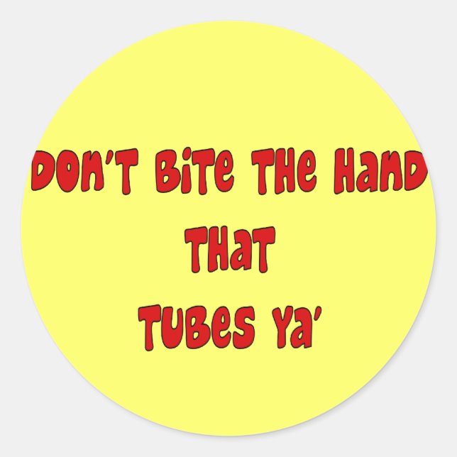 Pegatina Redonda Regalos de terapia respiratoria (Anverso)