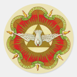 Pegatina Redonda Regalos del Espíritu Santo (BK 026) (Estilo 2b)