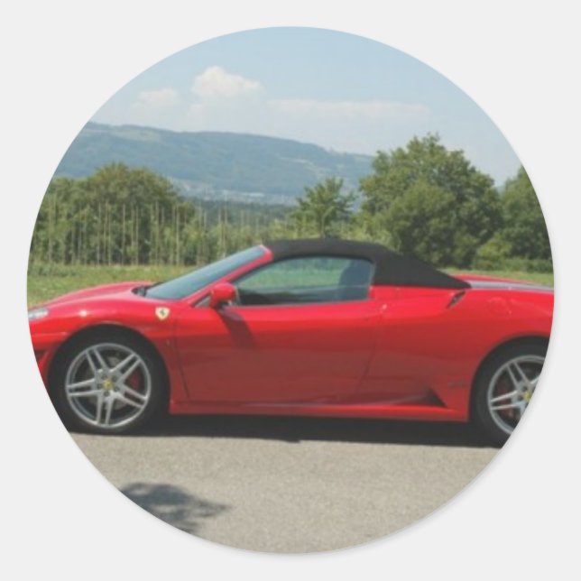 Pegatina Redonda Regalos personales (Anverso)