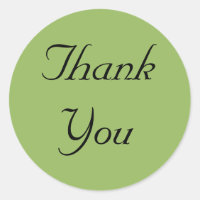 Regencia Verde Gracias Pegatinas