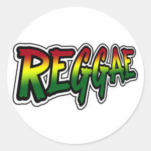 PEGATINA REDONDA REGGAE