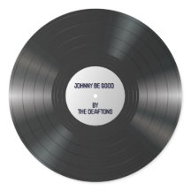 Registro de música de vinilo en blanco LP DIY Nomb