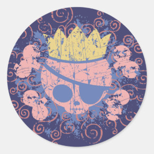 Pegatina Redonda Reina de Molly