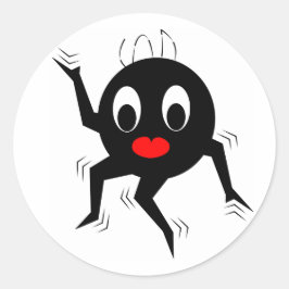 Pegatina Redonda Reina del baile