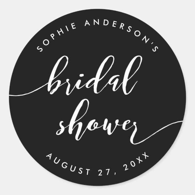 Pegatina Redonda Relajante Fondo Personalizado Color Fiesta de Desp (Anverso)