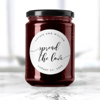 Relax Script Spread the Love Wedding Favor