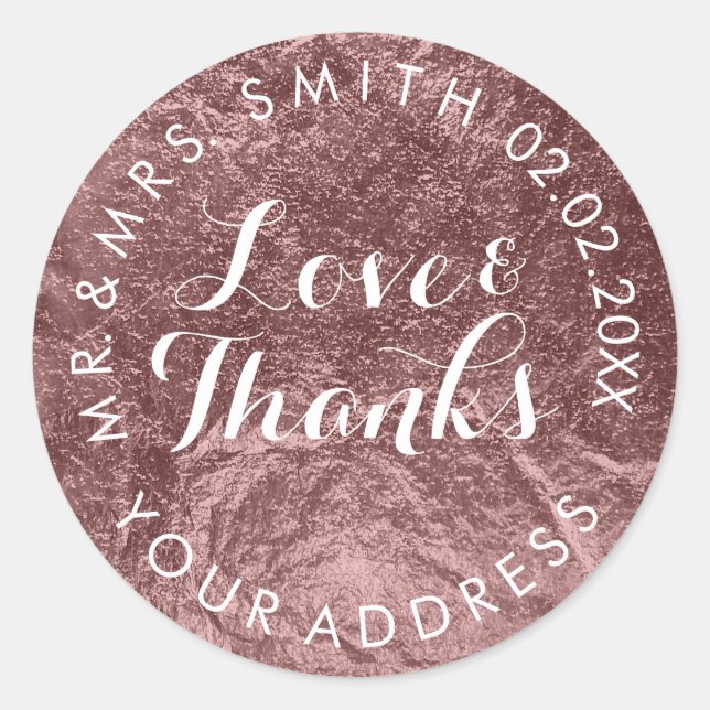 Pegatina Redonda Relieve metalizado de PixDezines FAUX, BRONZE (Anverso)