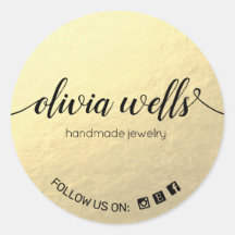 Relieve metalizado dorado falso manuscrito medios