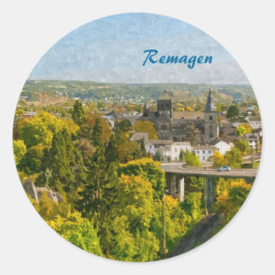 Pegatina Redonda Remagen