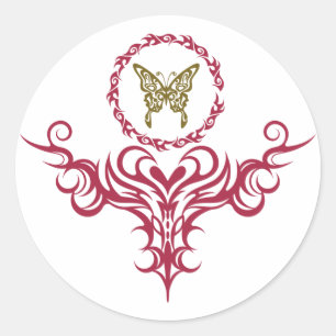 Pegatina Redonda Renacido