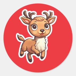 Pegatina Redonda Reno