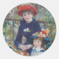 Renoir Dos Hermanas Terraza Impresionismo Francés