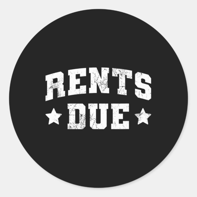 Pegatina Redonda Rentas divertidas de entrenamiento debido a peso d (Anverso)