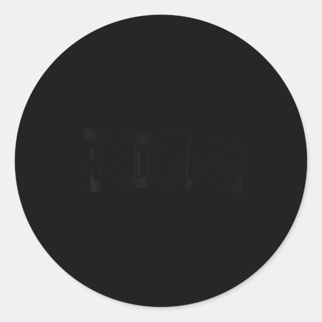 Pegatina Redonda Rent's Due Funny New Adult 18th Birthday  (Anverso)